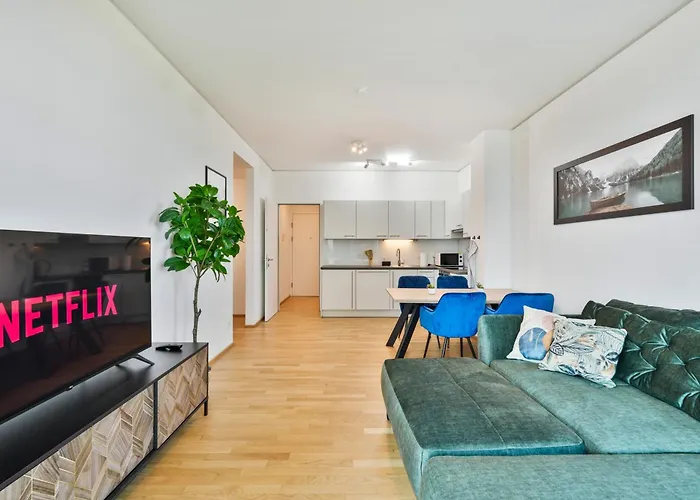 Parkview Apartment With Rooftop Pool * Bécs